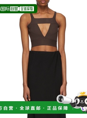 1h可退 香港直邮Rick Owens 徽标后背镂空背心 RP01B4678KST64