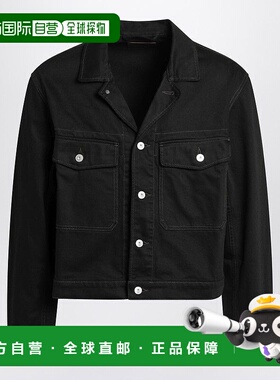 香港直邮LEMAIRE 男士外套 OW1188LD1055BK999 AW2025 黑色夹克