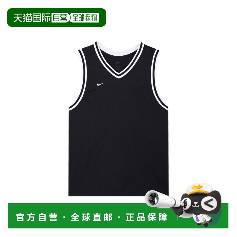 日本直邮Nike/耐克V领无袖套头背心男款 FQ3708速干运动图片