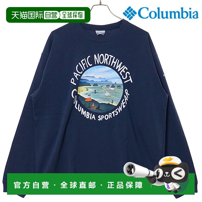 日本直邮Columbia Lake to Avenue 图案长袖T恤 [PM0529-466 FW25