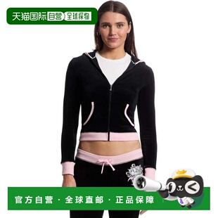 自营Women's Juicy Couture Vday Heritage Hoodie Black Contras
