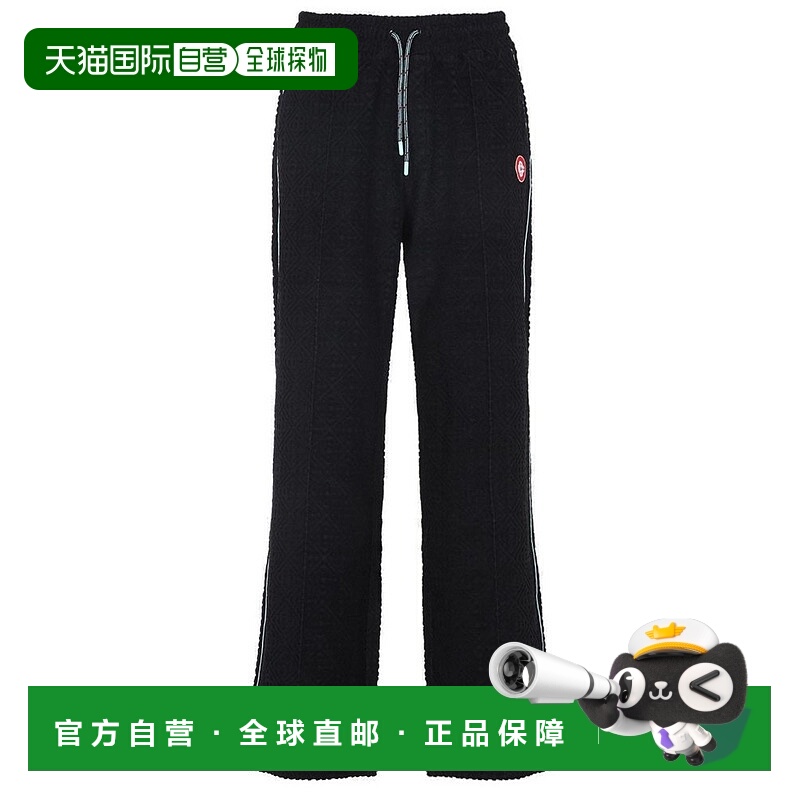 1h可退 香港直邮Casablanca 男士 卡薩布蘭卡標誌刺繡喇叭褲 MPF2