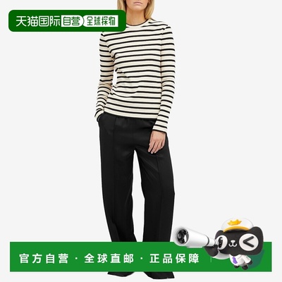 1h可退 香港直邮潮奢 Jil Sander 吉尔 桑达 女士 条纹T恤 J40NH0
