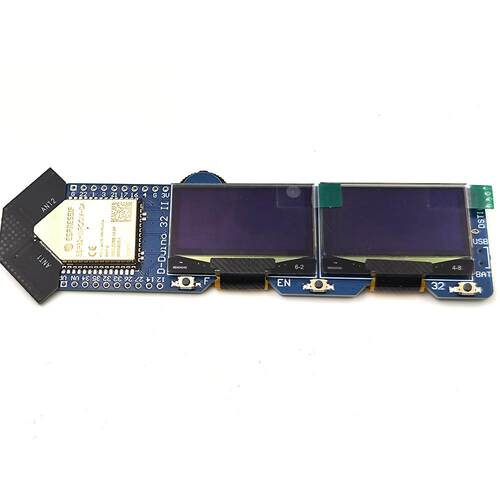 D-duino-32 II Dual Screen ESP32-WROOM-DA嵌入式