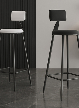 北欧吧台椅简约现代酒吧椅高脚凳家用脚椅高椅子餐椅网红椅高凳子