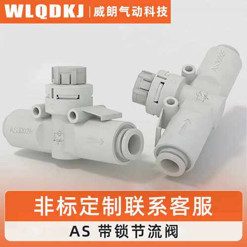 管道型节流阀调速阀调速接头AS1001F/AS1002F/AS2002F/AS2052F