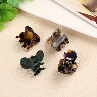 精致简约小号抓夹进口醋酸刘海发夹卡子女夏边夹韩国迷你顶夹头饰