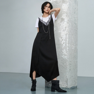 uti尤缇2026夏季 不规则休闲连衣裙女两件套长裙UL220404990 新款