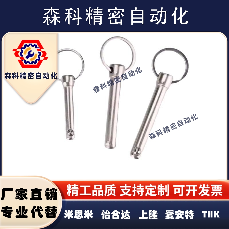 BLPF5/6/8--10/20/25/30/40/50/60球头锁紧销指定型快卸销 弹簧型