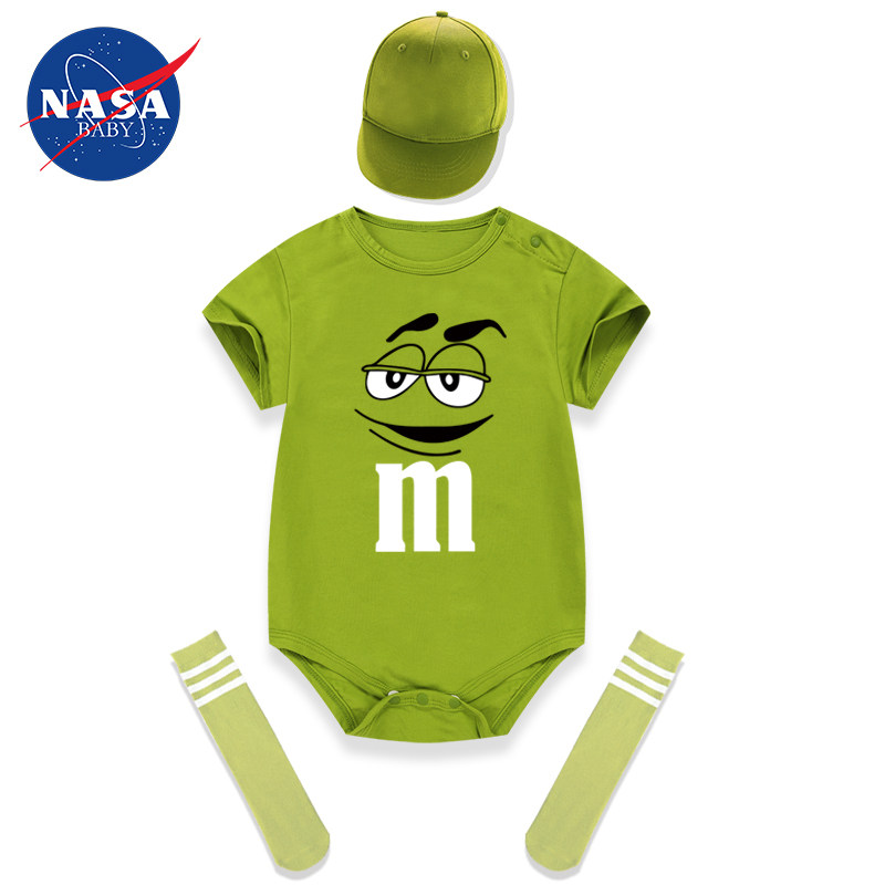 夏季婴儿短袖三角包屁衣连体衣装