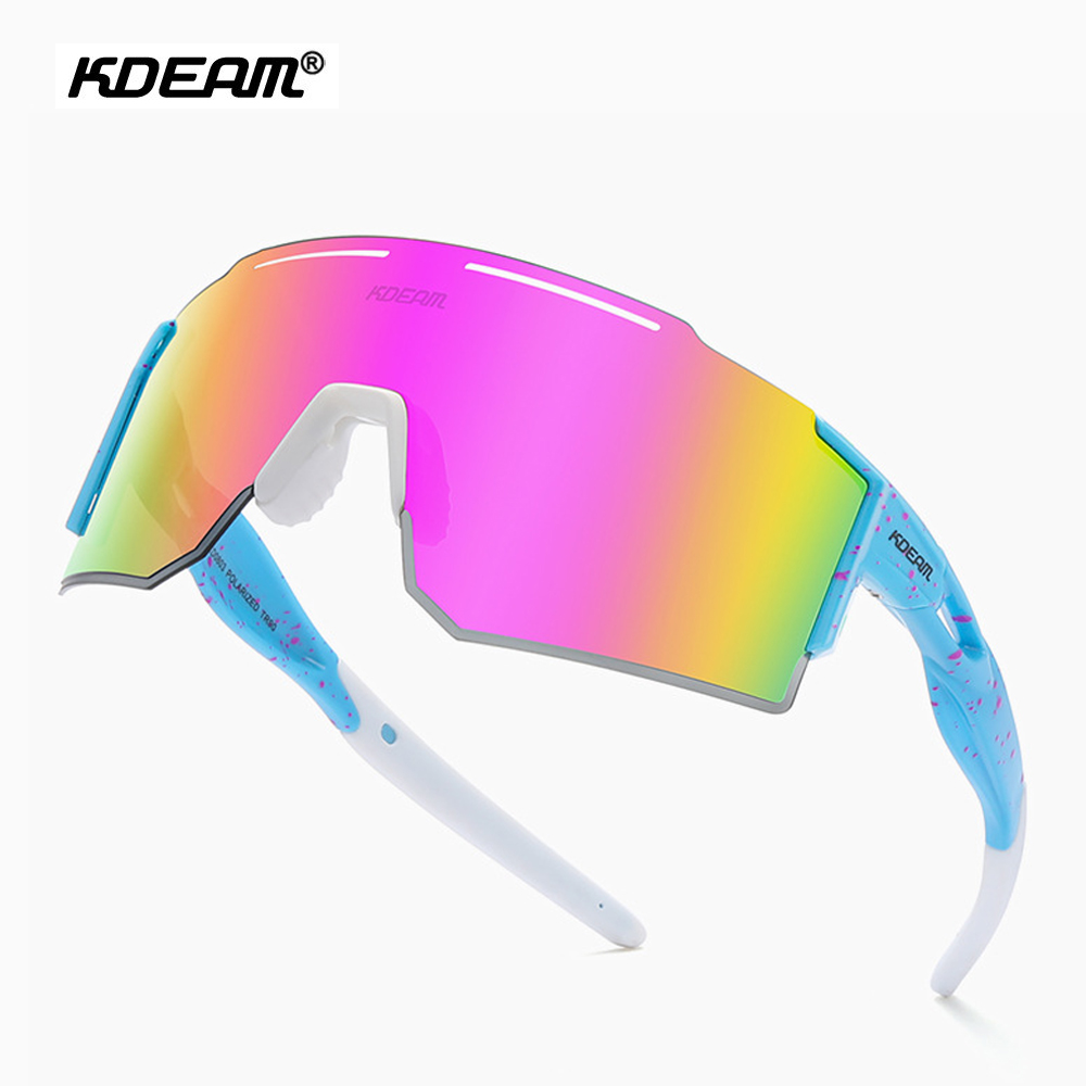 欧美潮流大框连体防风骑行偏光太阳眼镜男女户外爬山跑步机车墨镜