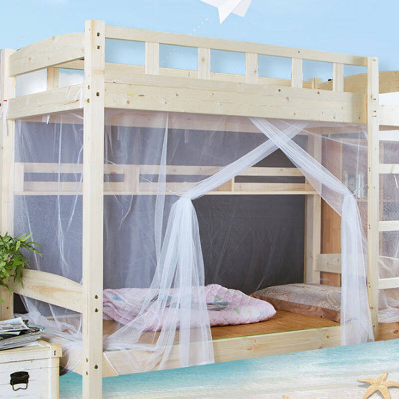 谋福（CNMF）老式上下铺简易大学生蚊帐宿舍单人床蚊帐（白色特密,床上用品,蚊帐,淘宝优惠券,粉丝福利购,淘宝优惠卷