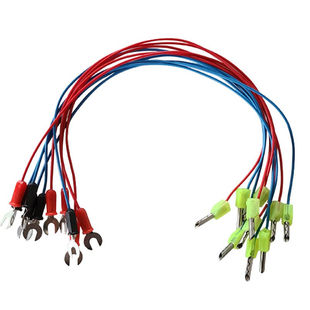 兰诗(LAUTEE)SY1308实验导线鳄鱼夹线路板插连接线物导线一头U