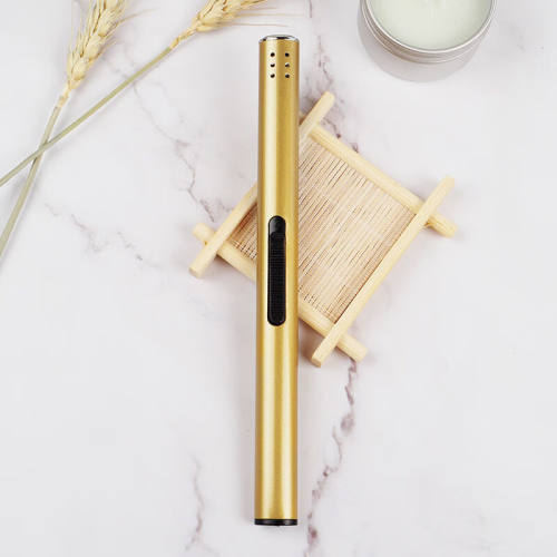 谋福（CNMF）香薰蜡烛加长点火器打火机打火枪明火点火棒(银色充