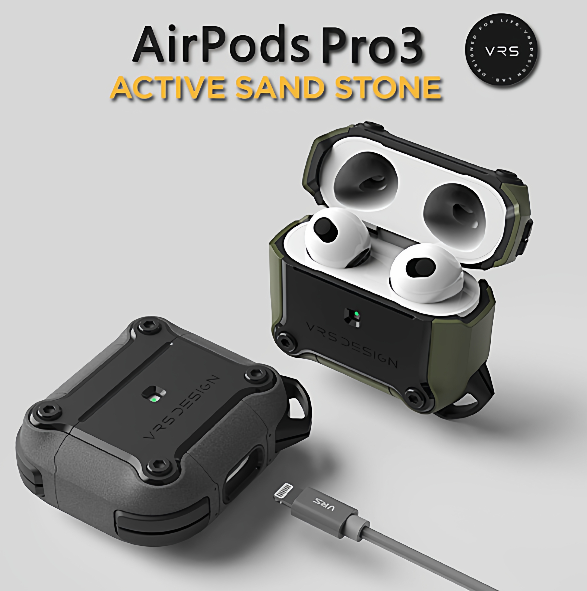 Airpodspor3代耳机壳带挂钩防摔