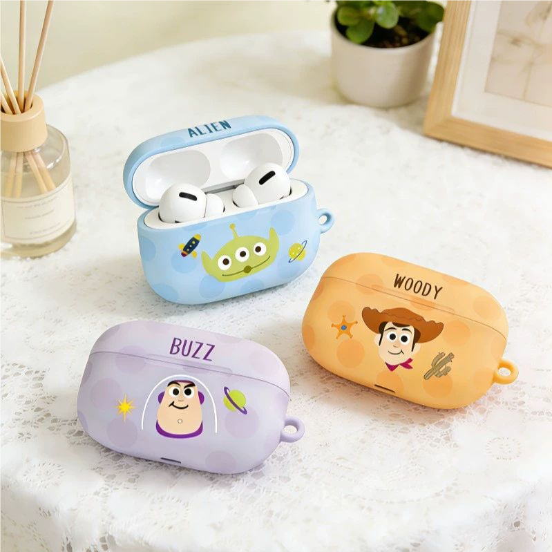玩具总动员巴斯胡迪三眼仔适用苹果Airpods Pro3代耳机保护套卡通可爱硬壳airpods pro2代耳机壳情侣防丢壳