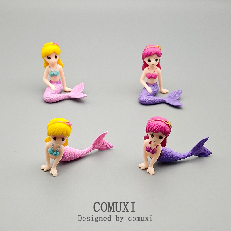 卡通玩偶鱼缸微缩盆景PVC摆件