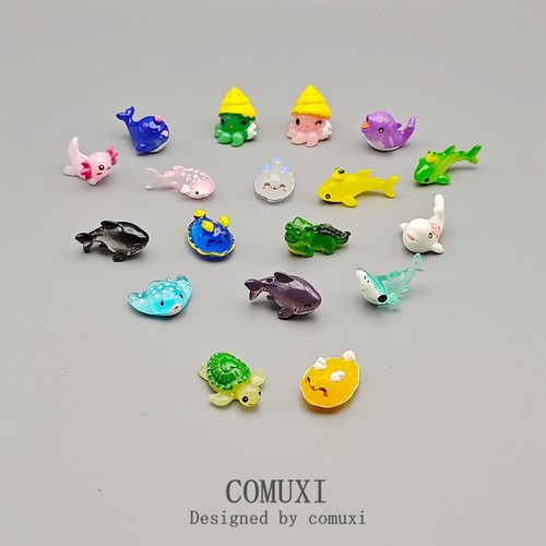 迷你小号锤头鲨鱼海兔鳄鱼乌龟