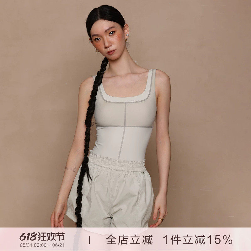 danzbaby芭蕾舞服成人瑜伽服女舞蹈练功服形体服拼色练功体服B400