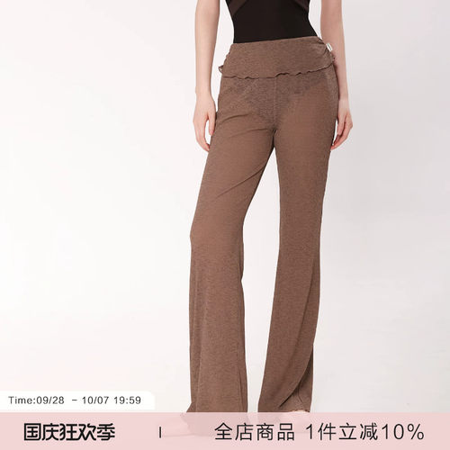 danzbaby芭蕾舞服直筒舞蹈裤成人瑜伽练功裤女喇叭裤显瘦长裤B440