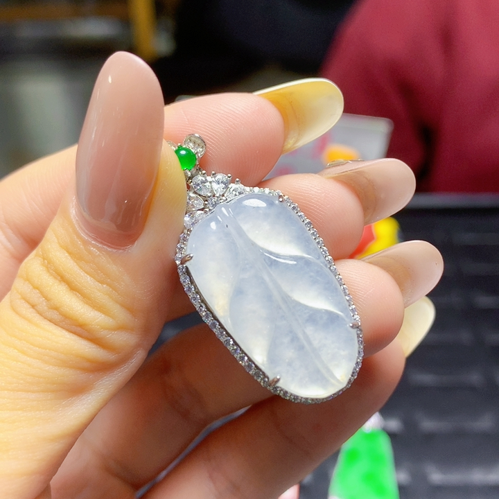 天然A货翡翠国标S925银