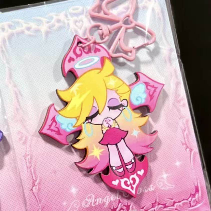 天使周边潘迪史朵巾同人钥匙扣