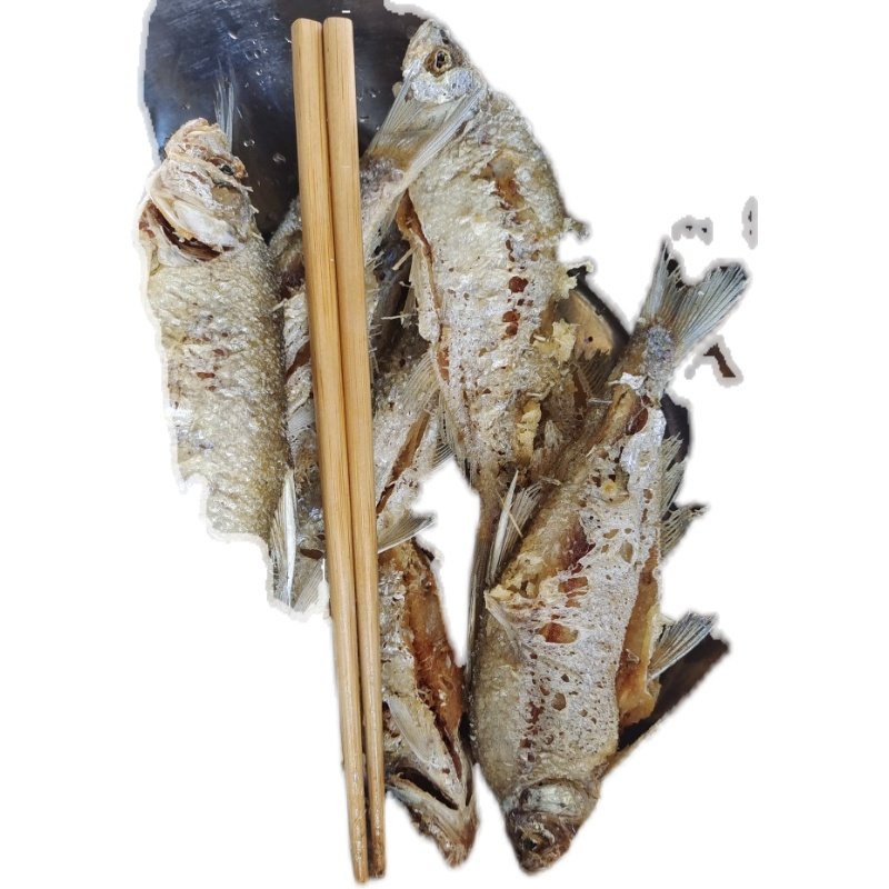 新鲜油炸参子鱼餐子鱼翘嘴片刁子鱼清水河鱼小鱼仔一斤阳新特产