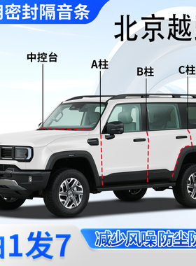 北京越野BJ30/BJ40/BJ60/BJ80专用密封条汽车门ABC柱中控台隔音条