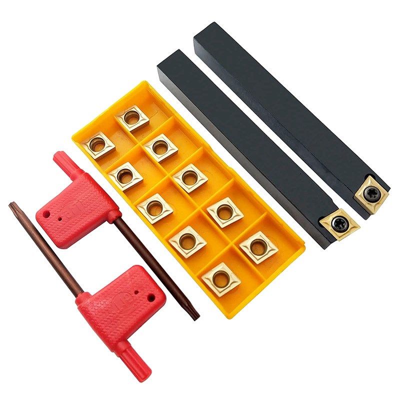 跨境 1件SCACR/SCACL+2件CCMT09T304硬质合金车刀刀片