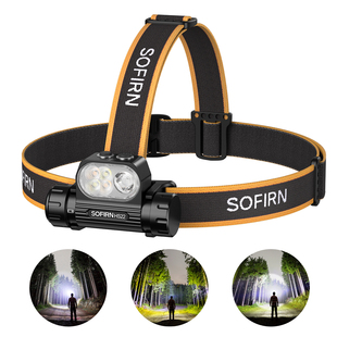 Sofirn索菲恩HS22头灯强光恒流可变色温聚泛多光源2500LM手电照明