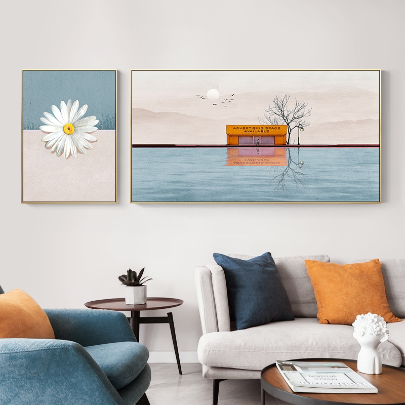 十字绣2025新款绣钻石画满钻北欧轻奢现代简约文艺卧室花客厅带框