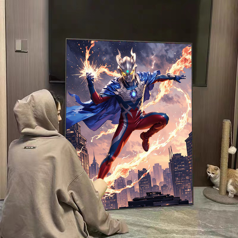 赛罗奥特曼diy钻石画满钻十字绣