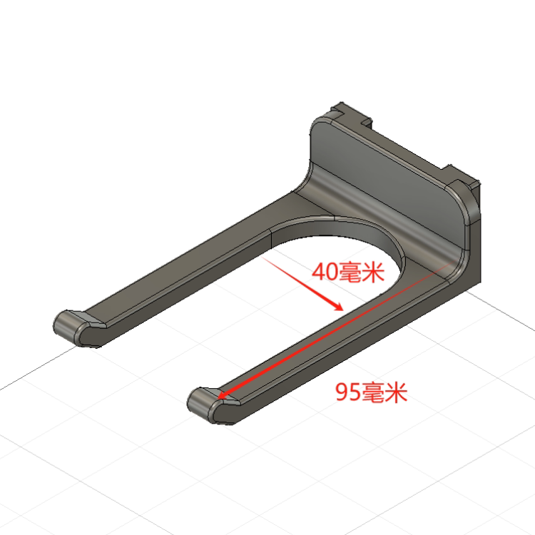 可定制尤克里里支架3D打印适用于宜家 SKADIS方孔圆孔 洞洞板配件