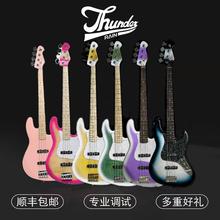 Thunderrain(森达雨)TJB-80贝斯初学者入门新手贝斯推荐J贝斯全套
