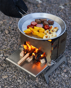 winnerwell折叠卡片炉柴火炉户外折叠卡片炉bc露营卡片炉