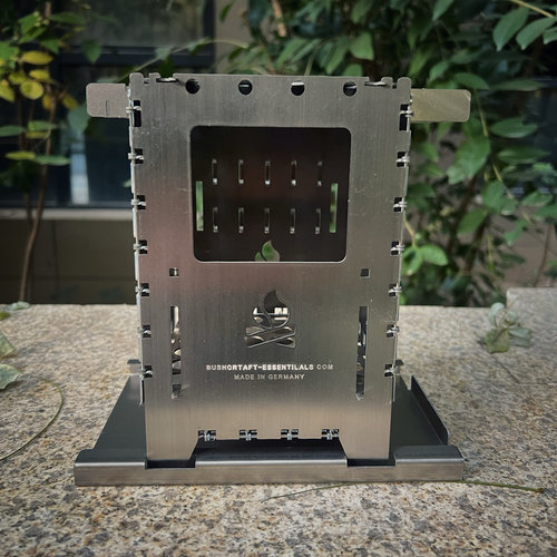 bushbox xl多燃料折叠卡片炉柴火炉户外露营折叠卡片炉