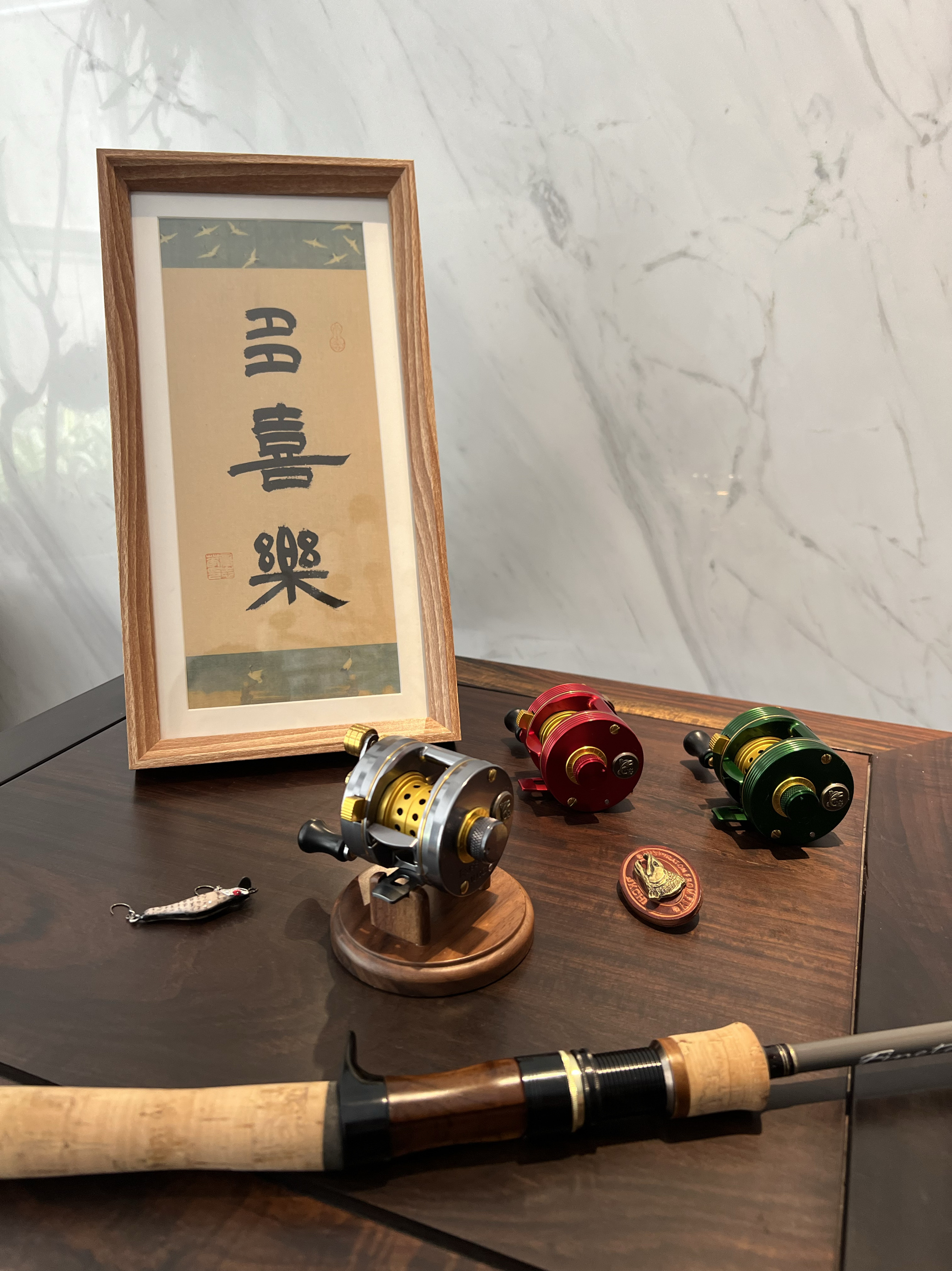 刚图同步线规微物鼓轮mini101C微物路亚鼓轮