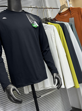 柜899 意大利高端运动防晒男士户外休闲高弹速干透气情侣长袖T恤