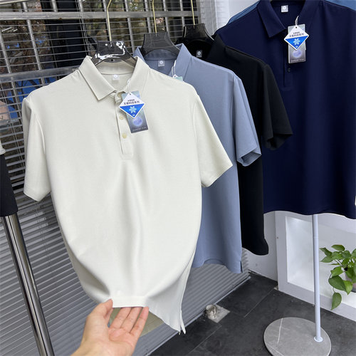 冰感科技男士运动休闲短袖POLO衫