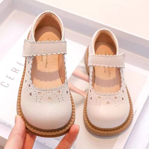 女童皮鞋白色黑色新款儿童鞋学生