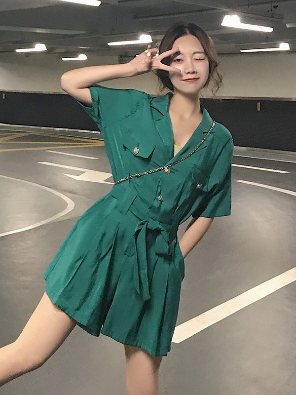 Borneol Chiffon Broad leg Conjoined shorts suit 2019 new pattern Paige Drape Easy Show thin Straightin the Women's clothing/Boutique , Pants , Casual pants  category - from Buy2taobao.com to provide professional Taobao agent buy service