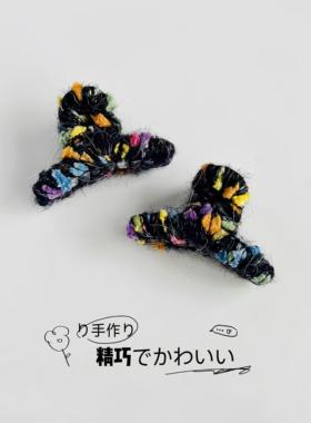 小号抓夹毛线小号抓夹日韩小抓夹