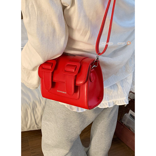 百搭ins斜挎小方包剑桥包