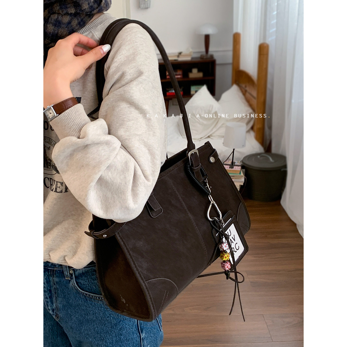 卡乐儿废土风手提机车包大容量包