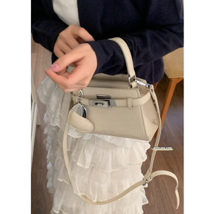 鳄鱼纹手提凯丽包包女新款潮时尚韩国小方包百搭超火单肩斜挎包