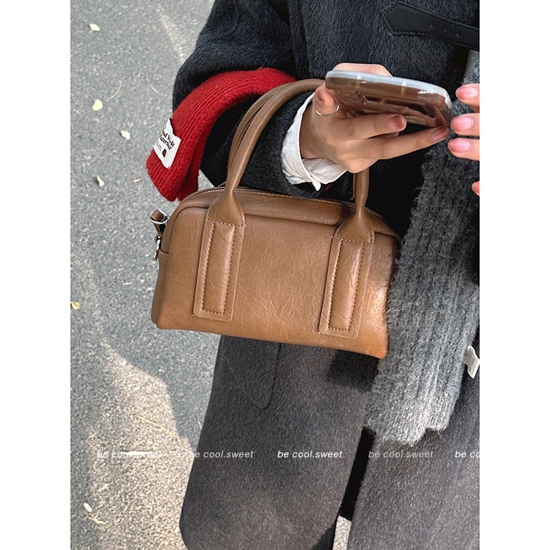 复古手提通勤包包秋冬女2023新款潮韩国小方包百搭单肩斜挎包,箱包皮具/热销女包/男包,通用款女包,淘宝优惠券,粉丝福利购,淘宝优惠卷