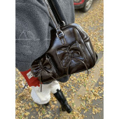 韩国小众腋下包包女秋冬2024新款 潮复古公文包百搭大容量双肩包