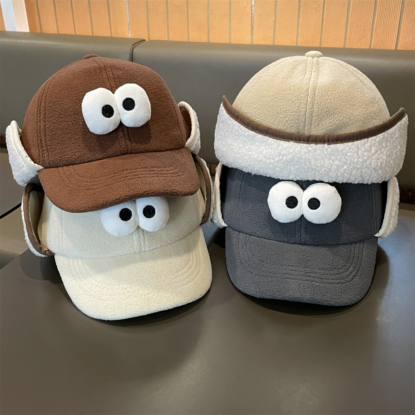 儿童冬季保暖护耳防寒棒球帽子