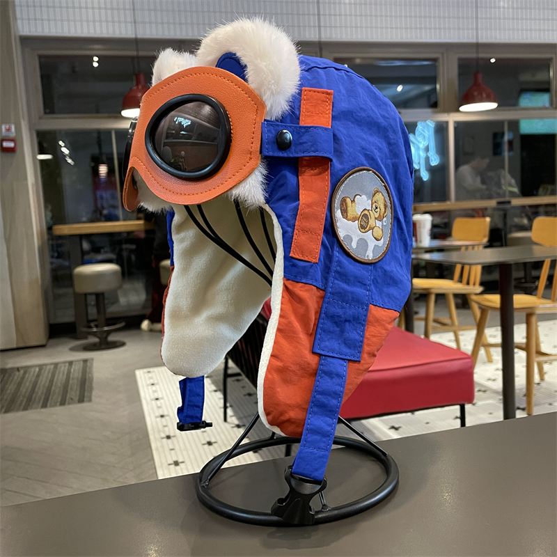 儿童冬季飞行员保暖雷锋帽子