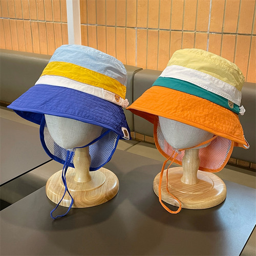 女童夏季大檐速干防晒帽